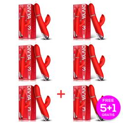 Pack 5+1 Divya Vibrator With Up&Down Ring Beads ae
