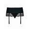 Miamor Garter Belt With Thong - Black S/M