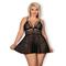 OB Babydoll Set - Black-S/M