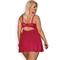 OB Rosalyne babydoll & thong red-S/M