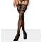 OB Letica stockings black-S/M