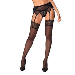 Shibu Stockings Black S/M