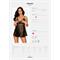 Heartia Babydoll Black S/M