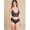 Cecilla 2-Piece Lace Set - Black S/M