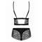 Cecilla 2-Piece Lace Set - Black S/M