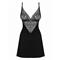 Cecillia Sexy Dress And Thong - Black S/M