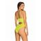 Neonia Striking Bodysuit W/Zipper -Neon Yellow S/M