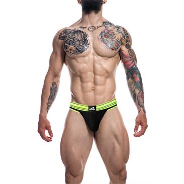 C4M - Rugby Jockstrap-NeonLime-S