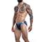 C4M-Desire Jockstrap-BlueLeatherette-S