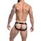 C4M -Desire Jockstrap-BlackLeatherette-S