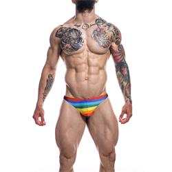 C4M Classic Thong-Rainbow-S