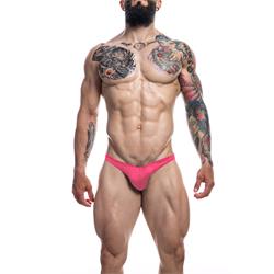 C4M Classic Thong-NeonCoral-S