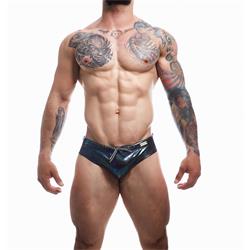 C4M Emerald Swiwear Brief- Midnight S - PAD INCLUD