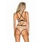 Nudelia Eye-Catching Bodysuit - Nude/Black S/M