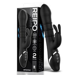 Reipo Up&Down Sliding Rings Silicone Vibrator USB