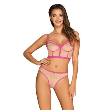 Nudelia 2-pcs Set Pink S/M