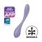 G-Spot Flex 5+ Lilac Multi Vibrator Clave 30