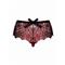 Redessia Lace Panties - Red/Black S/M