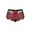 Redessia Lace Panties - Red/Black S/M