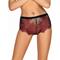 Redessia Lace Panties - Red/Black S/M