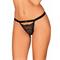 Isabellia Sexy Lace Thong - Black S/M