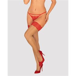 Mellania Stockings - Red S/M