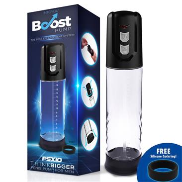 PSX10 Boost Penis Vacuum Pump Automatic Crystal