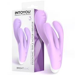 Brightlilac Ergonomic Triple Motor Vibrator USB Si