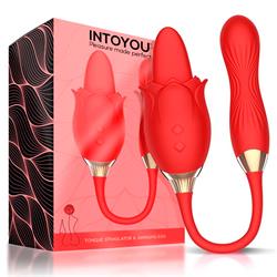 Clitoris Stimulator with Vibrating Tongue and Swinging/Oscillating Movement