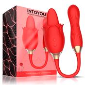 Clitoris Stimulator with Vibrating Tongue and Swinging/Oscillating Movement