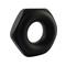 25 mm Nut Cock Ring Liquid Silicone Black