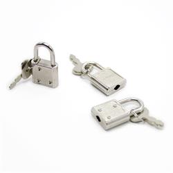 Silver Padlock with Keys