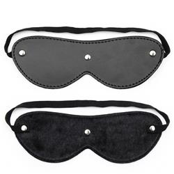 Fur Blindfold with 3 Rivets