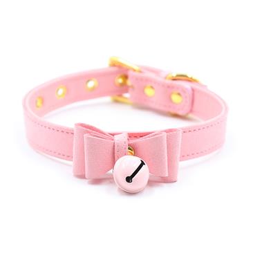 Golden Kitty Cat Bell Collar