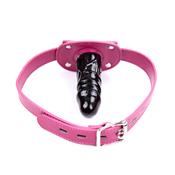 Dildo Gag Ball Adjustable 46-58 cm - Dildo: 10 cm