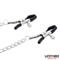 Nipple clamps with Slave word pendant