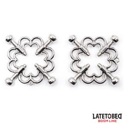 Metal Flower Nipple Clamps