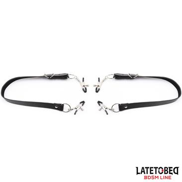 Leg Bondage Strap Clit Clamps