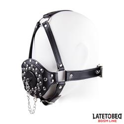 Head Harness strap toilet lid Gag with Tunnel