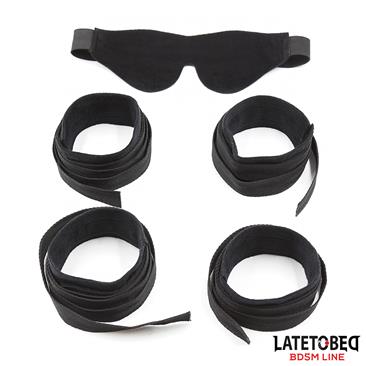 Restraint 3pcs Set (blindfold,Wrist and Ankle Rest