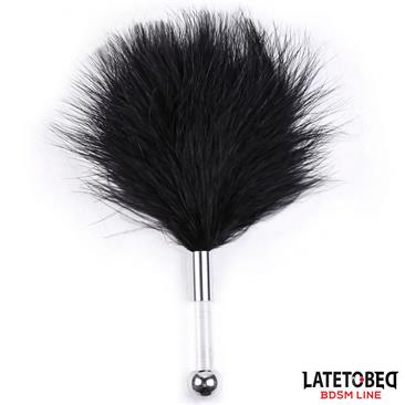 Feather Tickler with Acrylic Metal Wand