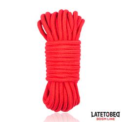 Cuerda Bondage de Algodón 5 m Roja