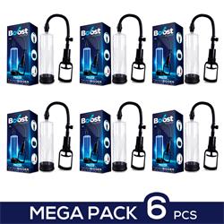 Pack 6 PSX02 Boost Penis Vacuum Pump Crystal