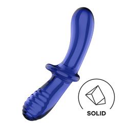 Stiulator Double Crystal Hot and Cold Blue