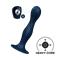 Double Ball-R Weighted Dildo Dark Blue