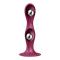 Double Ball-R Weighted Dildo Red