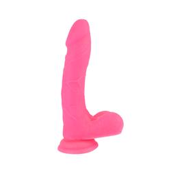 8 Dual Density Cock Dildo Pink