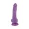 8 Dual Density Cock Dildo Purple