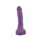 8 Dual Density Cock Dildo Purple