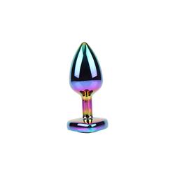 Rainbow Heart Gem Plug S